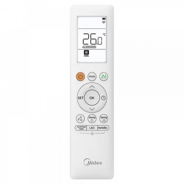 Aer conditionat Midea Solstice, EZ-18RD6-I/MX4H-18RD6, Gama 2026, 18000 BTU, Clasa A+++/A++, Wi-Fi, Inverter, Ionizare (EZ-18RD6-I/MX4H-18RD6)