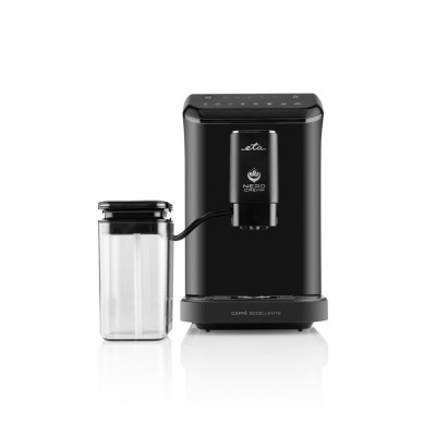 Espressor automat de cafea ETA Nero Crema 8180 90000, 1350 W, 20 bar, sistem de spumare lapte, negru