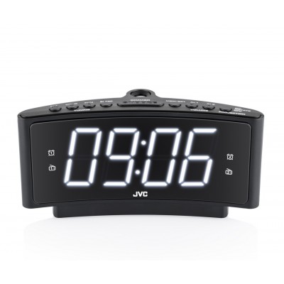 Radio JVC RA-E321S, tuner analogic FM/AM, mufa jack pentru casti, argintiu