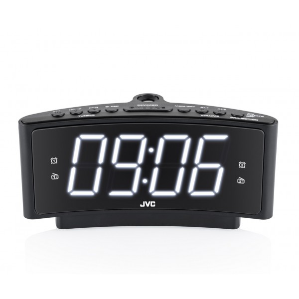 Radio JVC RA-E321S, tuner analogic FM/AM, mufa jack pentru casti, argintiu