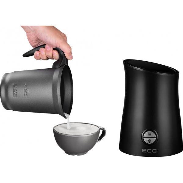 Aparat pentru spuma de lapte ECG NM 2255 Latte Art, magnetic, 300ml, 550W, negru