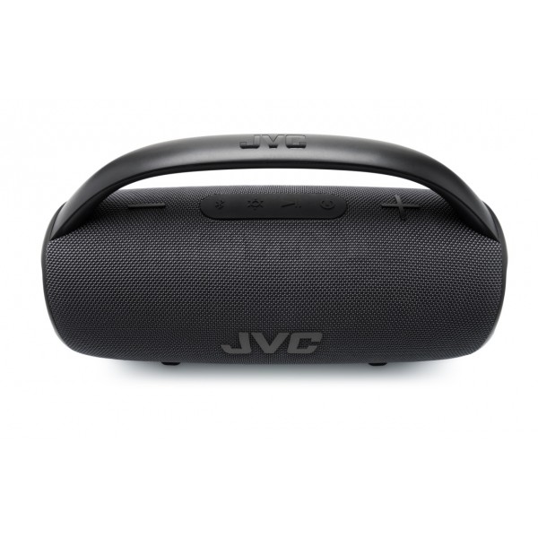 Boxa portabila JVC XS-E114G, radio FM, Bluetooth, IPX6, Litiu-ion 3,7 V / 2000 mAh, gri