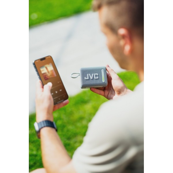 Boxa portabila JVC XS-E114B, radio FM, Bluetooth, IPX6, Litiu-ion 3,7 V / 2000 mAh, negru