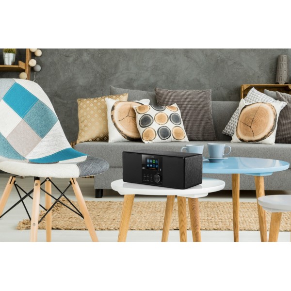 Radio cu CD JVC RD-E221B, 2 x 1.3 W RMS, FM/USB/MP3, AUX IN, iesire pentru casti, negru