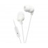 Casti JVC HA-FR15-W-EF, Cu fir, In-Ear, Microfon, mufa in L compatibila cu iPhone, Alb