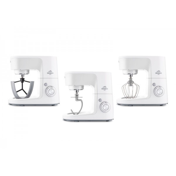 Robot de bucatarie ETA Gratussino III Smart 3023 90000, 1200 W, 4.5 litri, roti dintate metalice, gri/alb