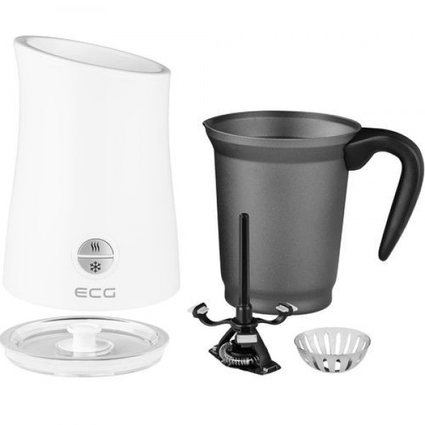 Aparat pentru spuma de lapte ECG NM 2255 Latte Art, magnetic, 300ml, 550W, culoare alba Aparat pentru spuma de lapte ECG NM 2255 Latte Art, magnetic, 300ml, 550W, culoare alba