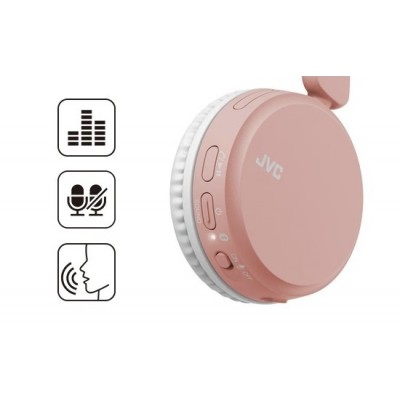 Casti audio On-Ear JVC HA-S36W-W-U, Bluetooth, Autonomie 35h, microfon, Alb