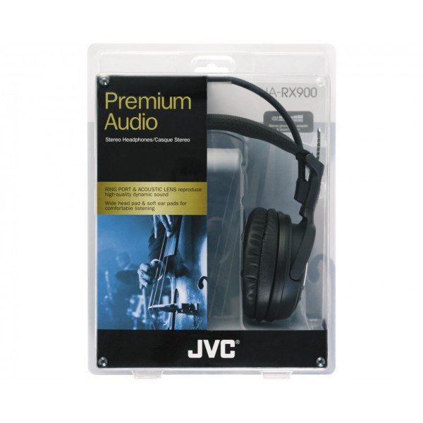 Casti audio Over-Ear JVC HA-RX700-E, Negru