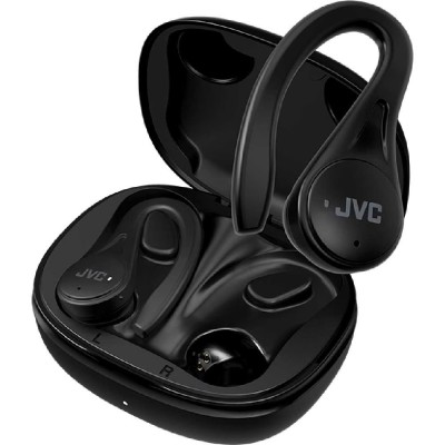 Casti JVC HA-EC25T-B-U, True Wireless, Bluetooth, In-Ear, Microfon, negru