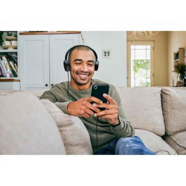 Casti JVC HA-S33UC-A-U, Cu fir, On-Ear, Microfon, USB-C, albastru