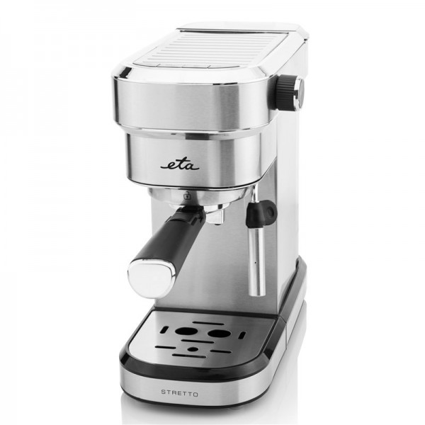 Espressor manual ETA Stretto 2180, 1350 W,0.75 L, dispozitiv spumare, 15 bar, otel inoxidabil