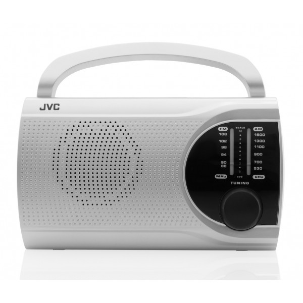 Radio JVC RA-E321B, tuner analogic FM/AM, mufa jack 3.5 mm pentru casti, negru