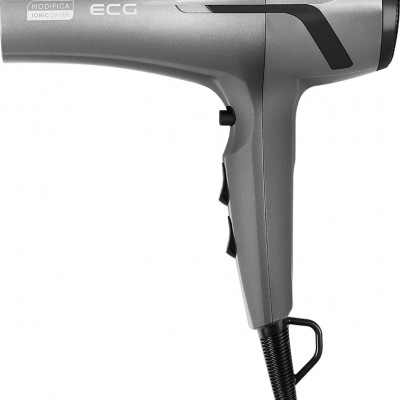Uscator de par cu ionizare ECG Modifica Grigio Grande, 2200 W, 2 viteze, 3 niveluri de temperatura, gri Uscator de par cu ionizare ECG Modifica Grigio Grande, 2200 W, 2 viteze, 3 niveluri de temperatura, gri