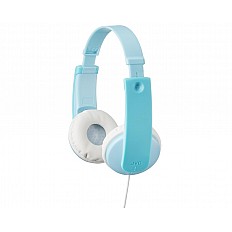 Casti JVC pentru copii HA-KD7-ZNE, Over-ear, albastru