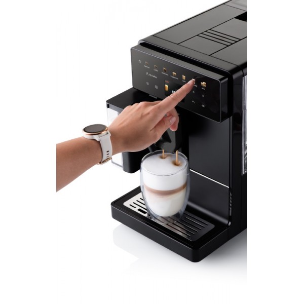 Espressor automat de cafea ETA Acorto 9180 90000, 1400W, 19 bar, sistem de spumare, negru Espressor automat de cafea ETA Acorto 9180 90000, 1400W, 19 bar, sistem de spumare, negru