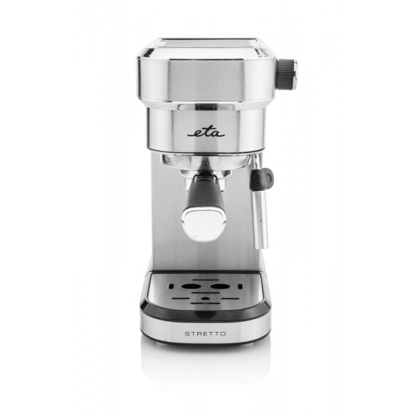 Espressor manual ETA Stretto 2180, 1350 W,0.75 L, dispozitiv spumare, 15 bar, otel inoxidabil