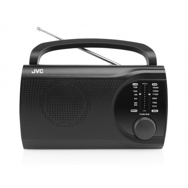 Radio portabil JVC RA-E311B, analog, mufa Jack 3.5 mm pentru casti, negru