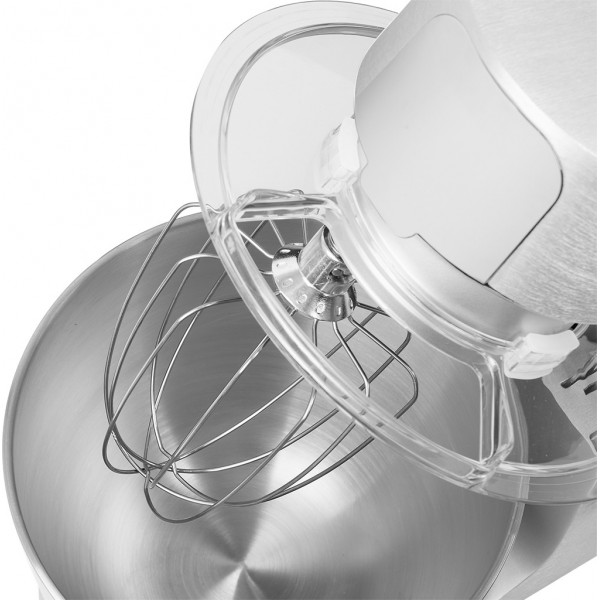 Robot de bucatarie ECG FORZA 7800 Ultimo Argento, 1800 W, 8 litri, LCD, sistem de amestecare planetar