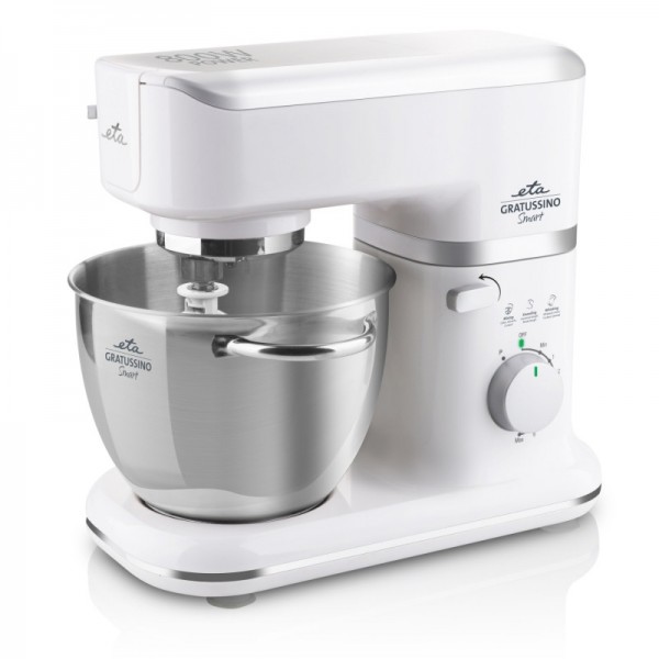 Robot de bucatarie ETA Gratussino Smart 002390090, 800 W, 4.5 litri, 6 viteze, sistem de amestecare planetar