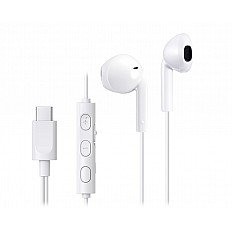 Casti JVC HA-FR17UC-W-U, Cu Fir, In-Ear, Microfon, USB-C, alb