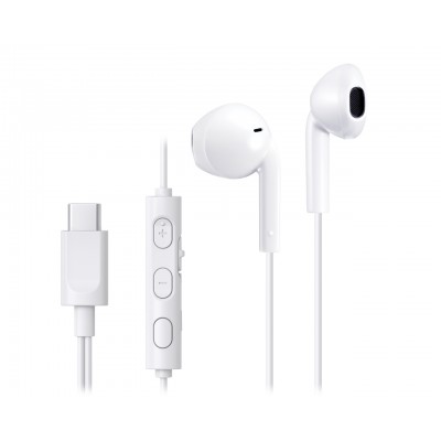 Casti JVC HA-FR17UC-W-U, Cu Fir, In-Ear, Microfon, USB-C, alb