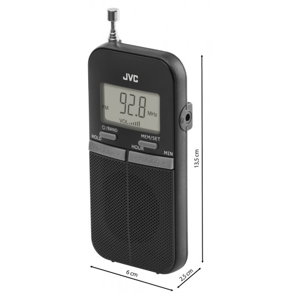 Microsistem audio JVC RD-E761, 16 W, Bluetooth, FM, player CD, USB, conversie CD audio in mp3, intrare AUX, lemn