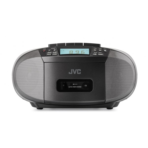 Internet radio JVC RA-E814B, 5W RMS, tuner DAB+/FM, Bluetooth, ecran color 2,4 inch, negru