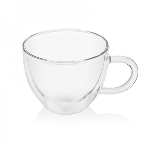 Set 2 cesti pentru cappuccino ETA5180 92010, 230 ml, pereti dubli din sticla borosilicata Set 2 cesti pentru cappuccino ETA5180 92010, 230 ml, pereti dubli din sticla borosilicata