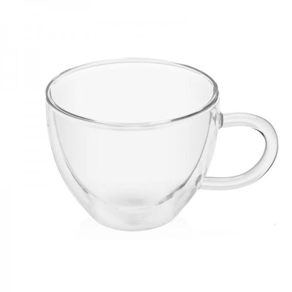 Set 2 cesti pentru cappuccino ETA5180 92010, 230 ml, pereti dubli din sticla borosilicata Set 2 cesti pentru cappuccino ETA5180 92010, 230 ml, pereti dubli din sticla borosilicata
