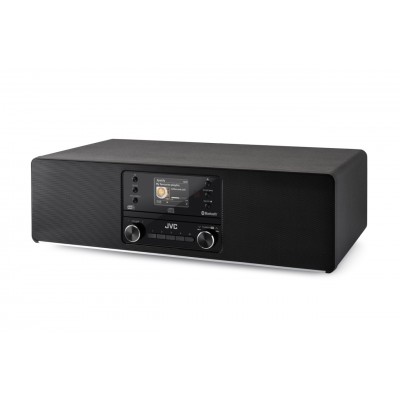 Sistem audio JVC ALL-IN-ONE RD-E984B, 2 x 25W, Radio internet, Tuner Digital Dab+/FM, Unitate CD, Bluetooth, Negru
