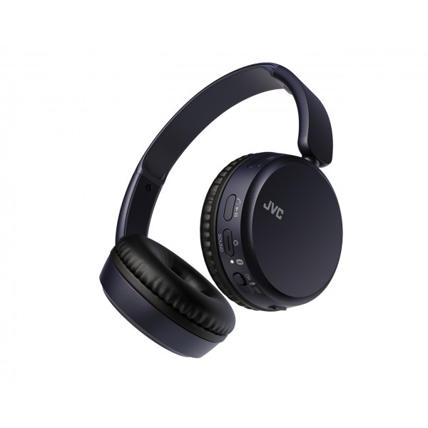 Casti audio On-Ear JVC HA-S36W-A-U, Bluetooth, Autonomie 35h, microfon, Albastru