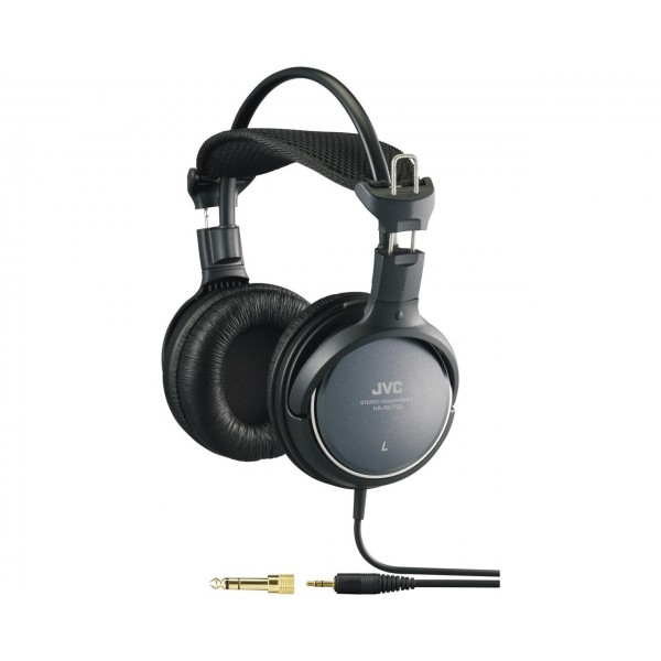 Casti JVC Over-Ear HA-RX500-E, negru-argintiu