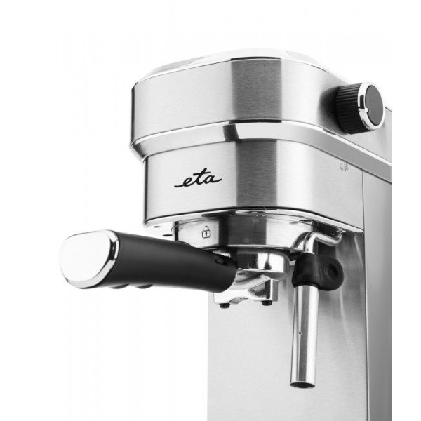 Espressor manual ETA Stretto 2180, 1350 W,0.75 L, dispozitiv spumare, 15 bar, otel inoxidabil