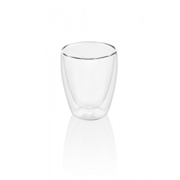 Set 2 pahare pentru capuccino ETA 4181 93010, 240 ml, pereti dubli din sticla borosilicata