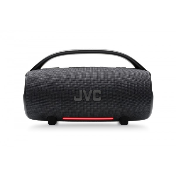 Boxa portabila JVC XS-E114G, radio FM, Bluetooth, IPX6, Litiu-ion 3,7 V / 2000 mAh, gri