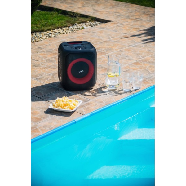Boxa portabila JVC XS-EP424B, 140W, Bluetooth, USB, Radio FM, Microfon, AUX IN, Negru