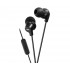Casti JVC HA-FR15-B-EF, Cu fir, In-Ear, Microfon, mufa in L compatibila cu iPhone, Negru