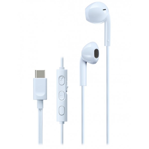 Casti JVC HA-FR17UC-A-U, Cu Fir, In-Ear, Microfon, USB-C, albastru deschis