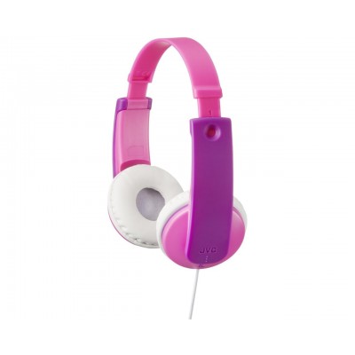 Casti JVC pentru copii HA-KD7-PNE, Over-ear, roz