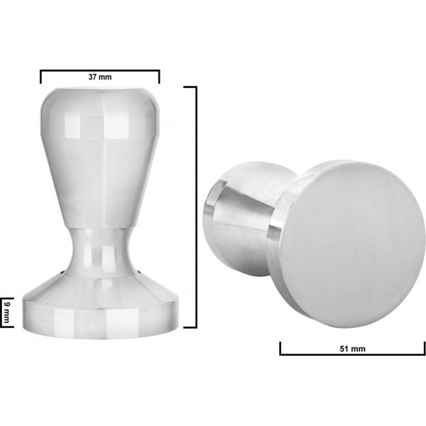Tamper profesional pentru cafea ECG Fuso 51 mm