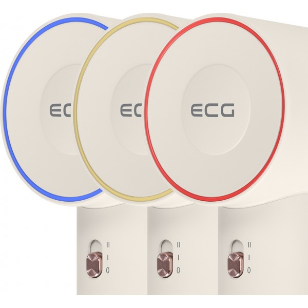 Uscator de par cu ionizare ECG Modifica Sonica, 1600 W, motor BLDC 110.000 rot/min, indicator temperatura, concentrator magnetic Uscator de par cu ionizare ECG Modifica Sonica, 1600 W, motor BLDC 110.000 rot/min, indicator temperatura, concentrator magnetic