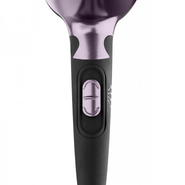 Uscator de par pentru voiaj ETA Rosalia 6320 violet, 1200 W, 2 viteze, 3 trepte de temperatura, concentrator
