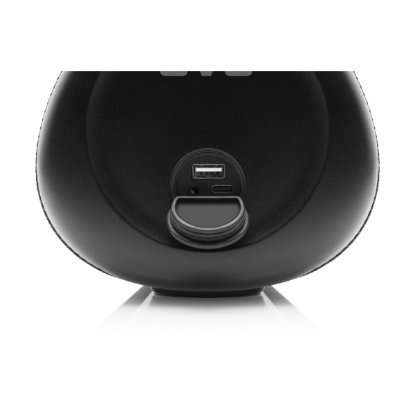 Radio portabil JVC RA-E431B, tuner digital FM, afisaj LCD, mufa jack pentru casti, ceas desteptator, antena, negru