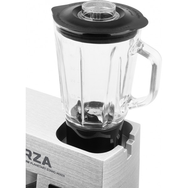 Robot de bucatarie ECG FORZA 7800 Ultimo Argento, 1800 W, 8 litri, LCD, sistem de amestecare planetar