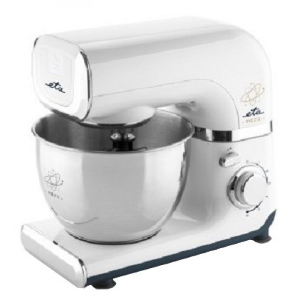 Robot de bucatarie ETA Mezo 003490010, 600 W, 4 litri, reglare continua a vitezei, sistem de amestecare planetar, alb Robot de bucatarie ETA Mezo 003490010, 600 W, 4 litri, reglare continua a vitezei, sistem de amestecare planetar, alb