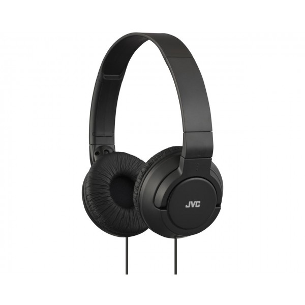 Casti Over the Ear JVC HA-S180B-E-F, Cu fir, Deep Bass, Mini-jack de 3.5 mm, Negru