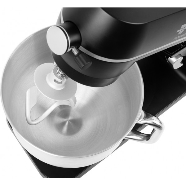 Robot de bucatarie ECG FORZA 6600 Metallo Nero, 1800 W, 6,5 litri, afisaj LED, sistem de amestecare planetar