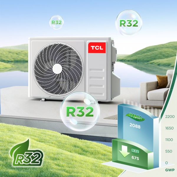 Aparat de aer conditionat TCL BreezeIN 9000 BTU, A++, AI Energy Saving, Purificare Ioni Bipolari lumina UVC, WiFi, Optimizat Incalzire, kit instalare (TAC-09CHSD/TPH21I-AI)