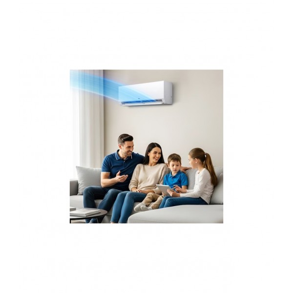 Aparat de aer conditionat TCL SaveIN 9000 BTU, A++, AI Energy Saving, Purificare avansata cu Ioni Bipolari, Jet de aer 4D, WiFi, Mod Hotel, cu kit de instalare (TAC-09CHSD/ZG11I)